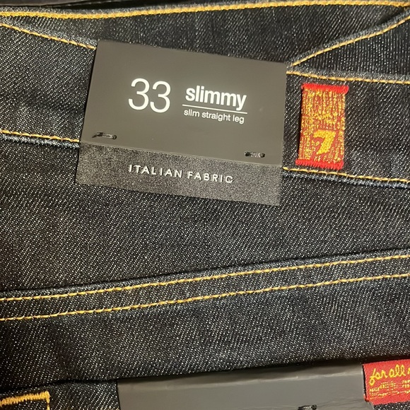 NWT| 7 For All Mankind | Luxe Performance Slimmy Jeans Denim - Picture 5 of 5